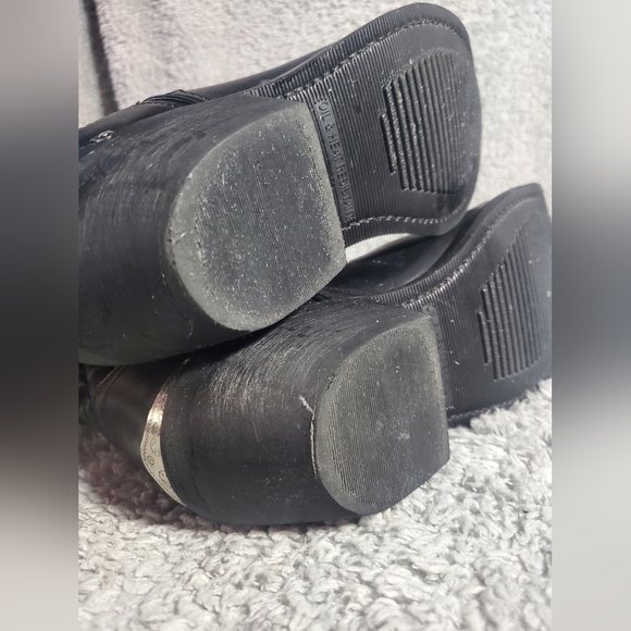 Laredo Mens Mccomb Round Toe Casual Boots Mid Calf - Black - Size 9 D - Picture 9 of 16